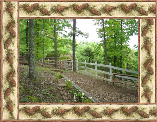 Community area at Kilin Tyme Cabins