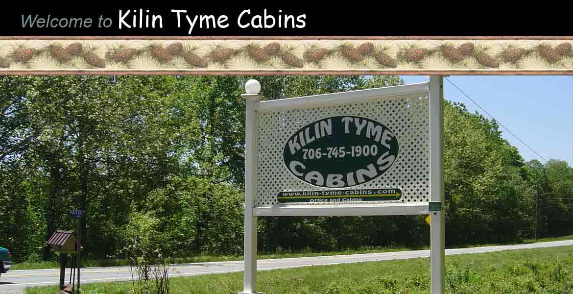 Kilin Tyme Cabins on Highway 129 in Blairsville, Georgia