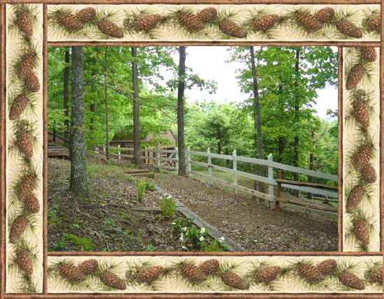Community area at Kilin Tyme Cabins